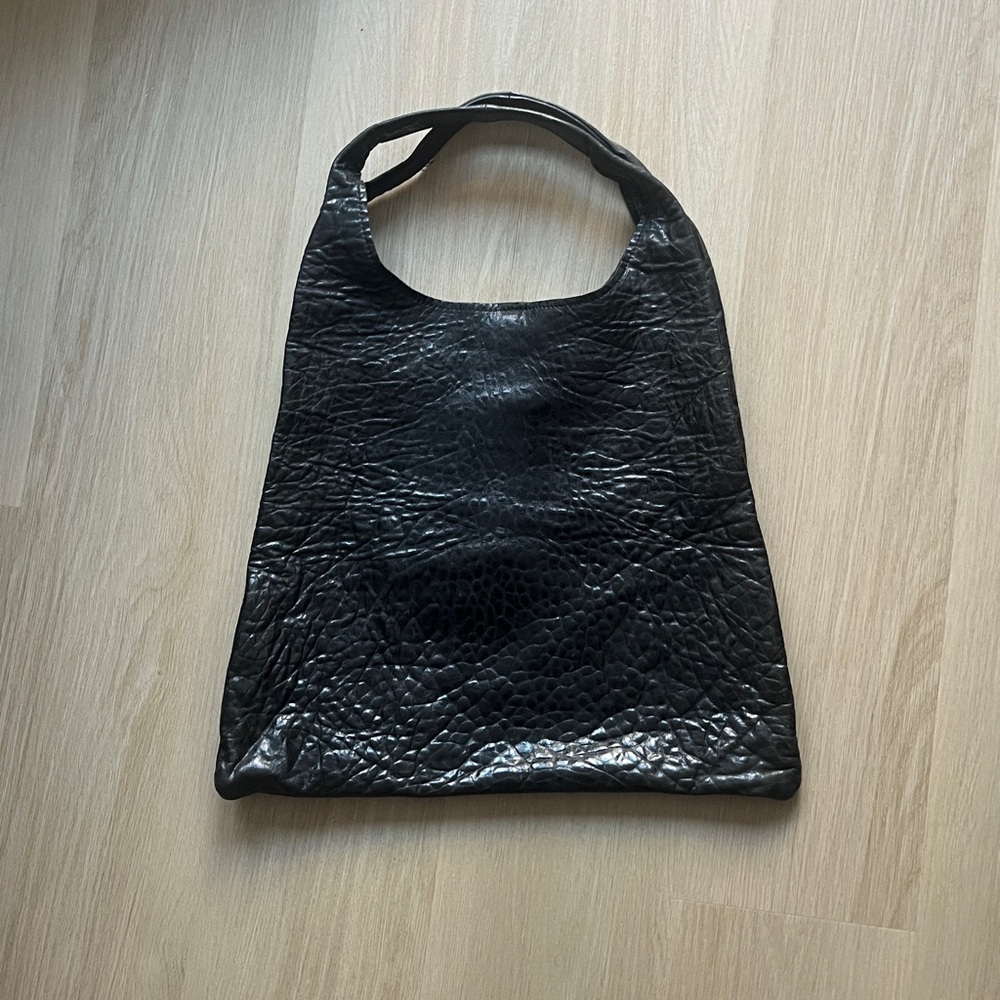 Genuine leather shoulder tote bag - ANITA BILARDI